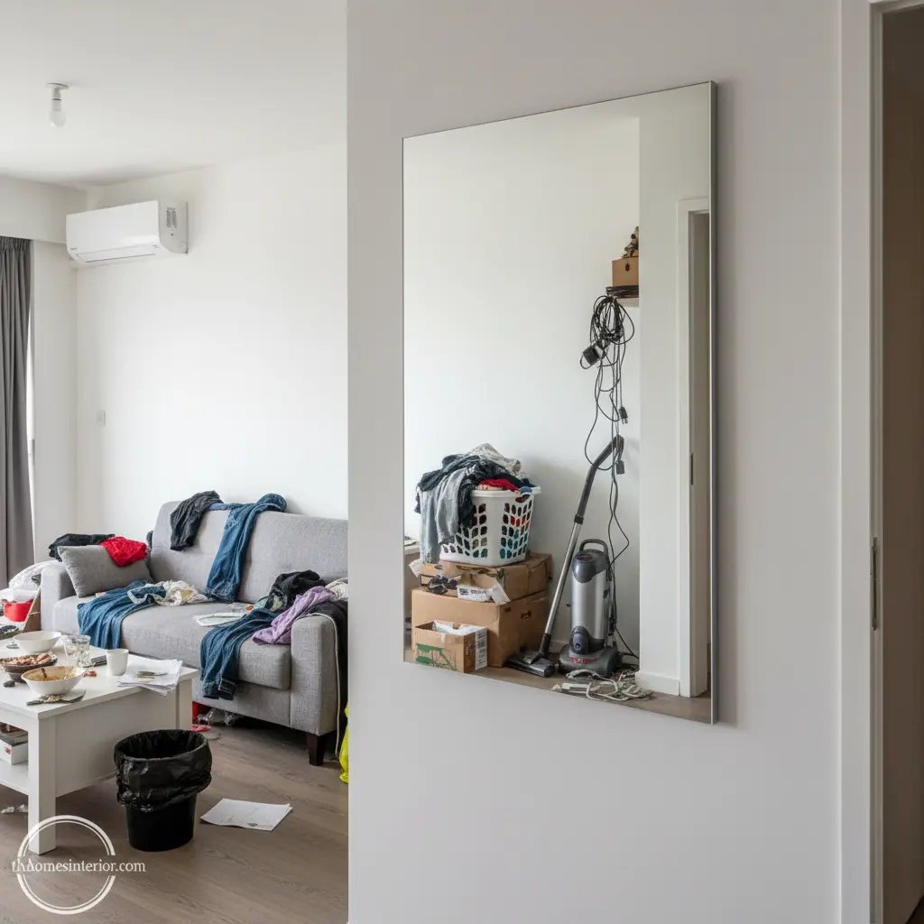 Poor placement Mirrors in Interior Design