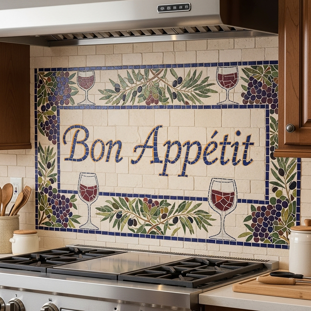 Custom Mosaic - kitchen floor tile ideas