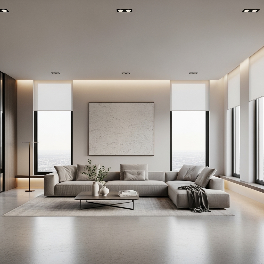Designing a Luxury Living Room with Minimal Decor