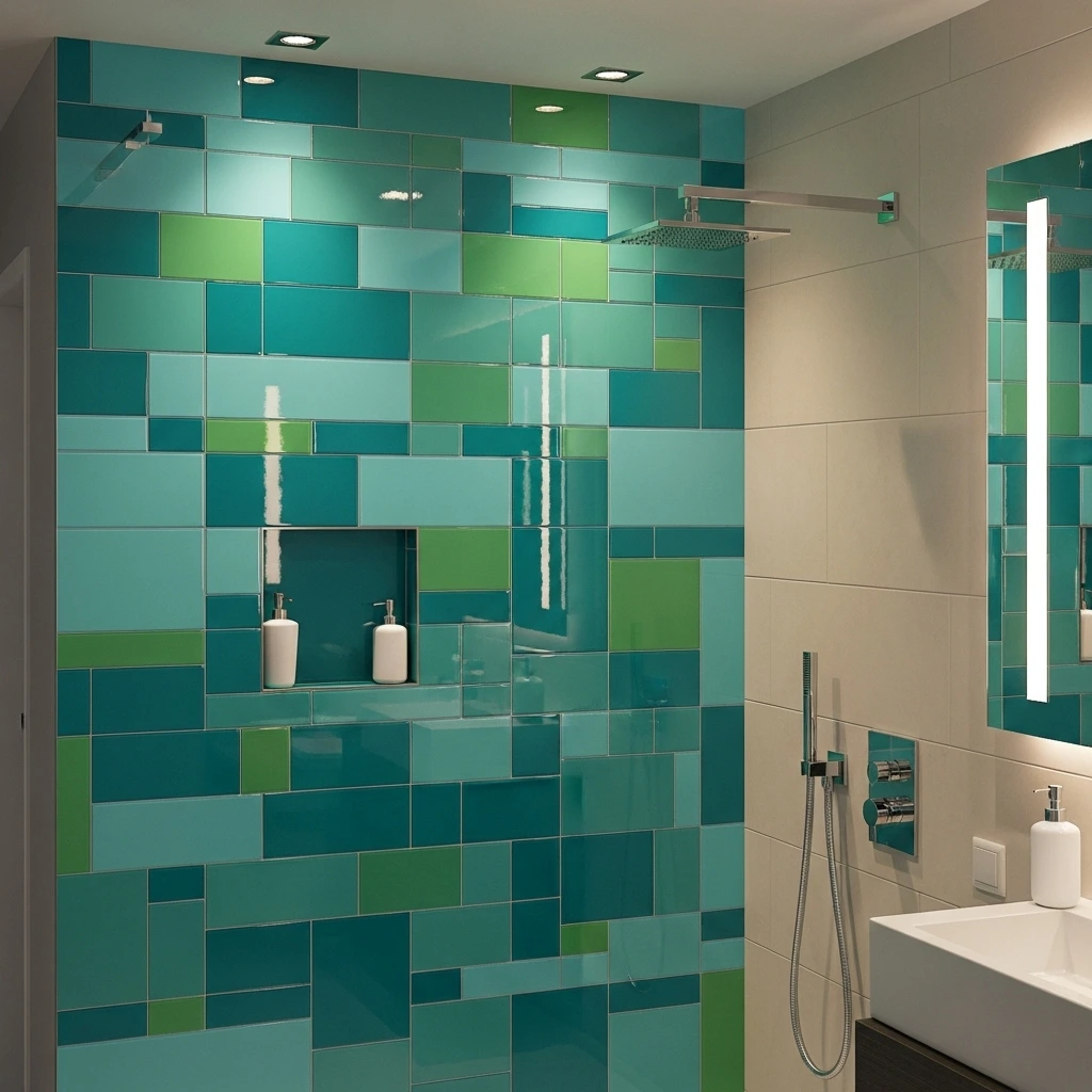 Glass Tile - Outdoor Shower Tile