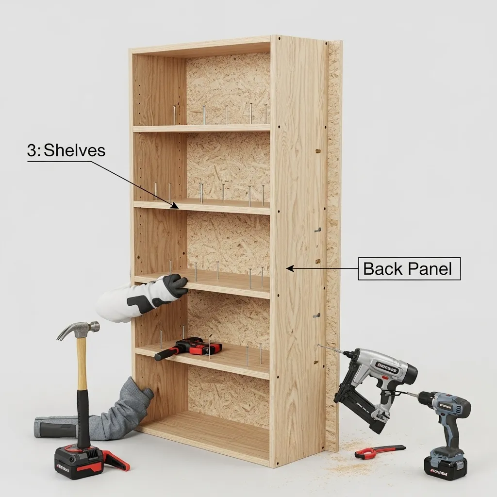 How to Build Floor to Ceiling Bookshelves