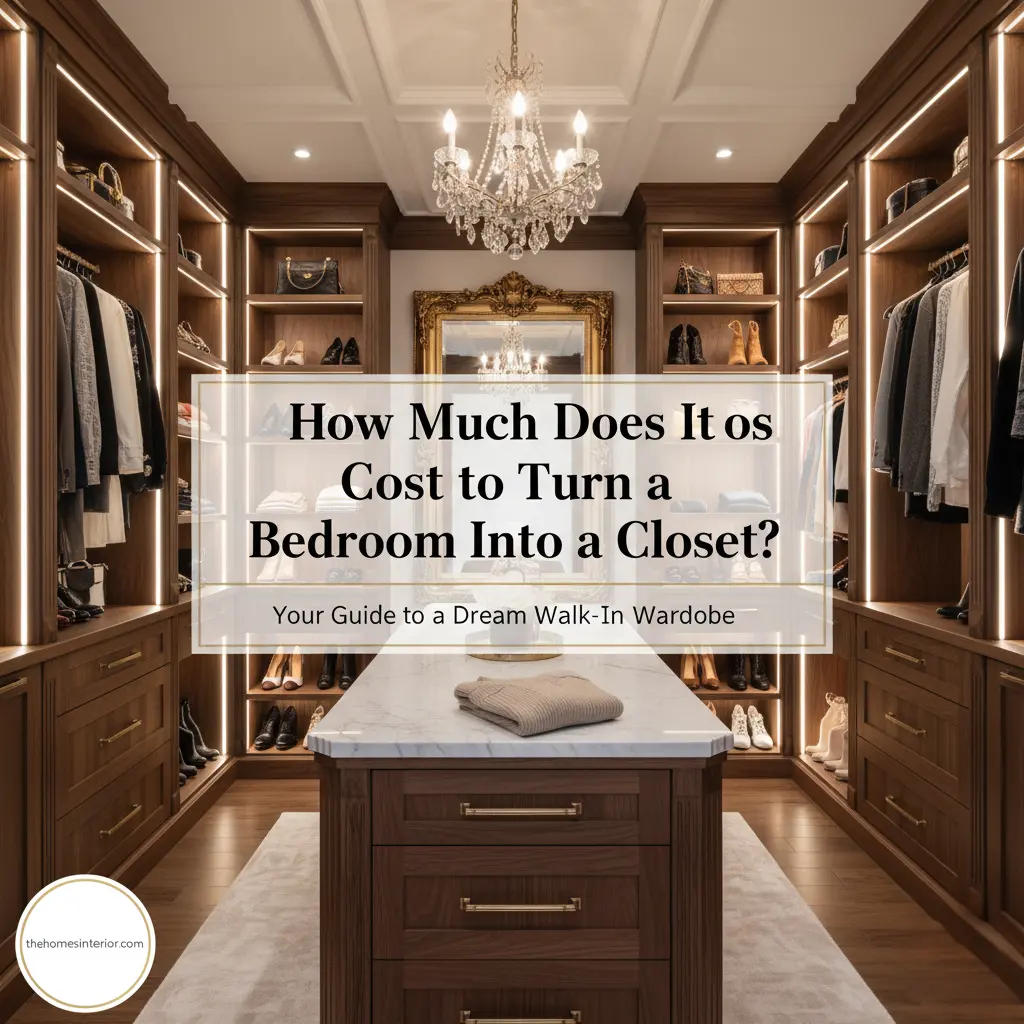 How Much Does It Cost to Turn a Bedroom Into a Closet