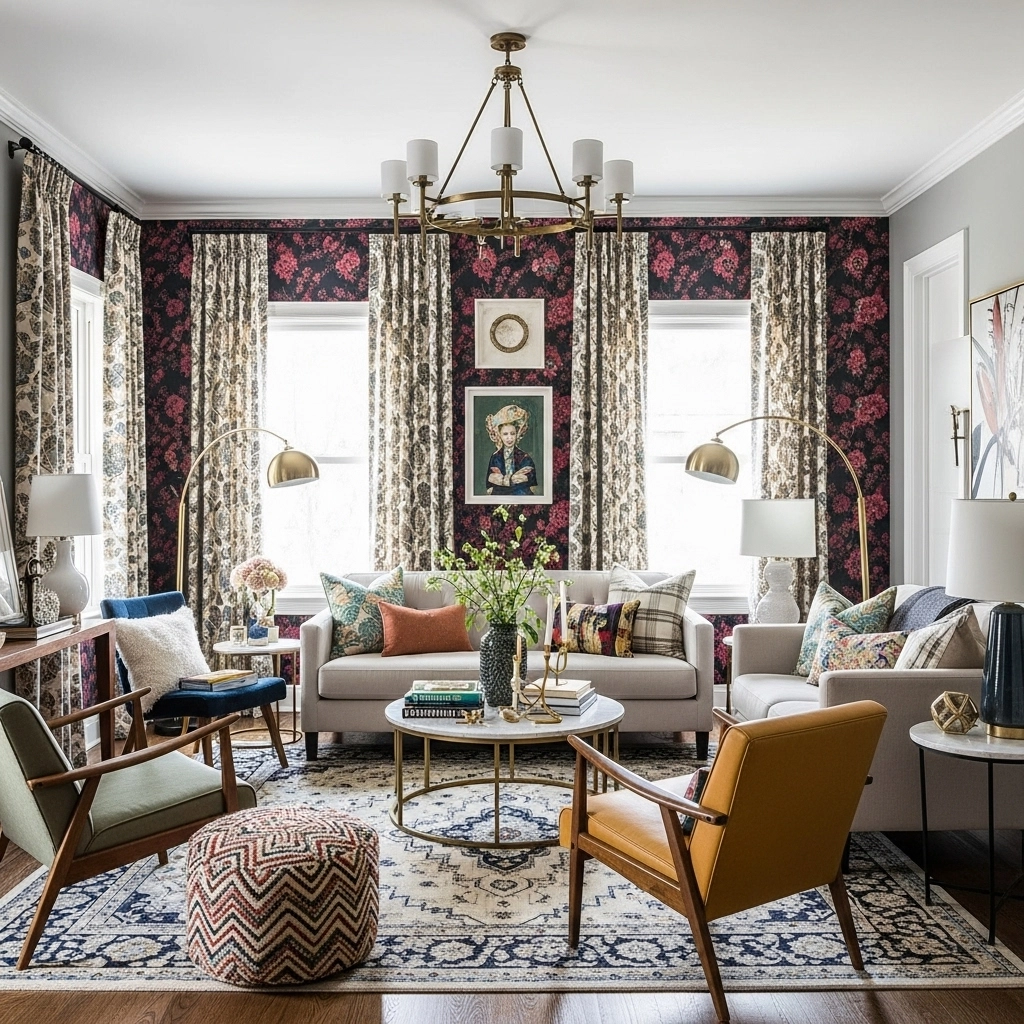 Maximalist interior design