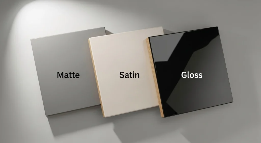 Matte vs Satin vs Gloss