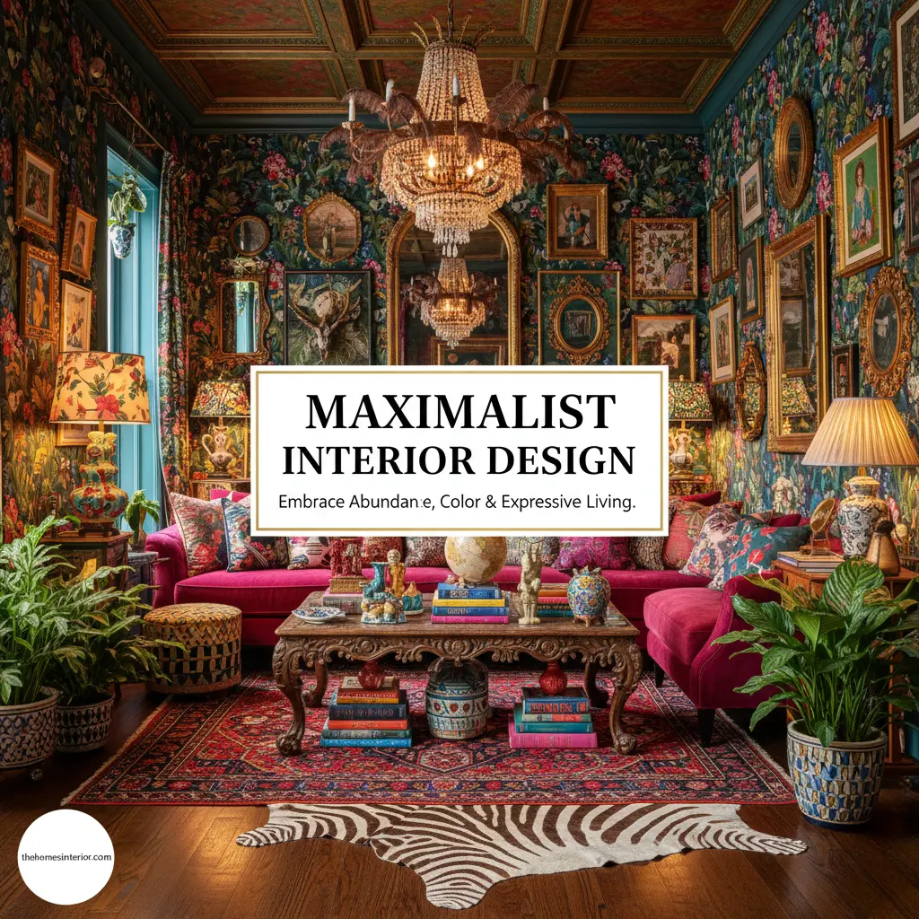 Maximalist interior design