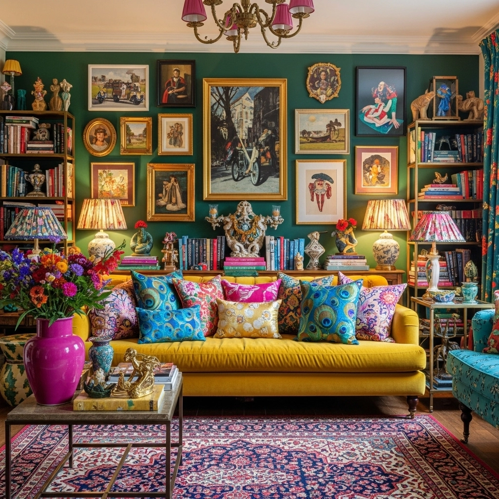 Maximalist interior design
