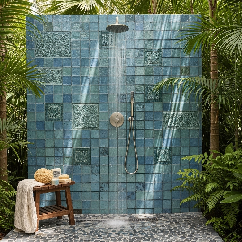 Outdoor Shower Tile