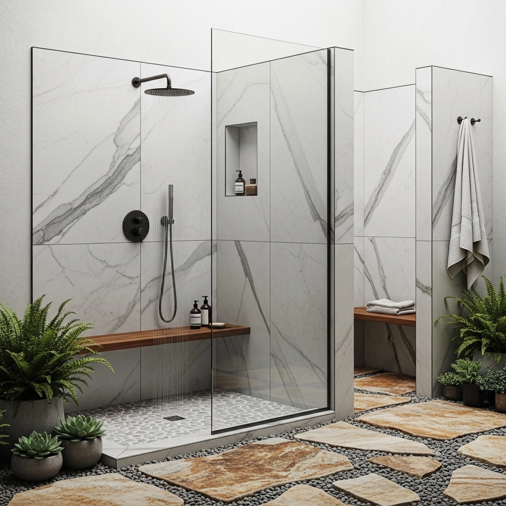 Outdoor Shower Tile