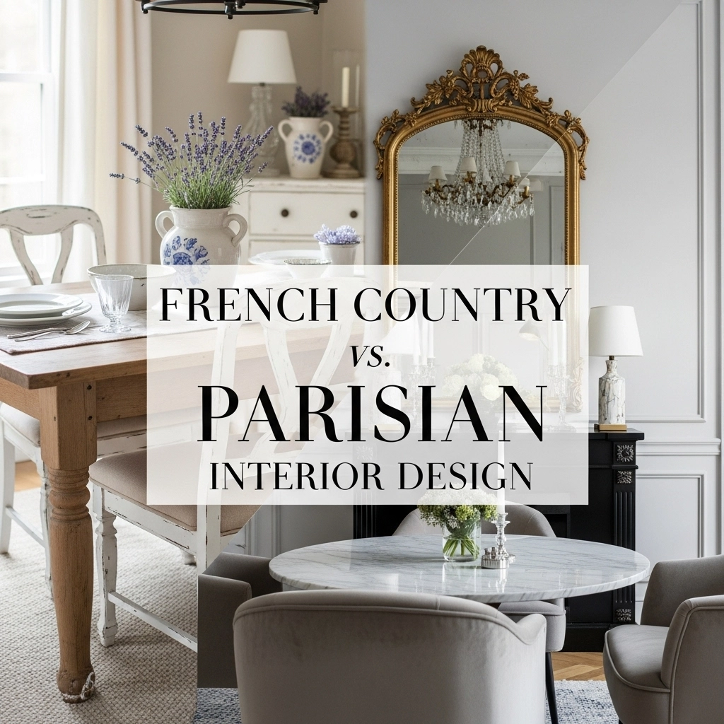 Different from French Country Parisian Interior Design