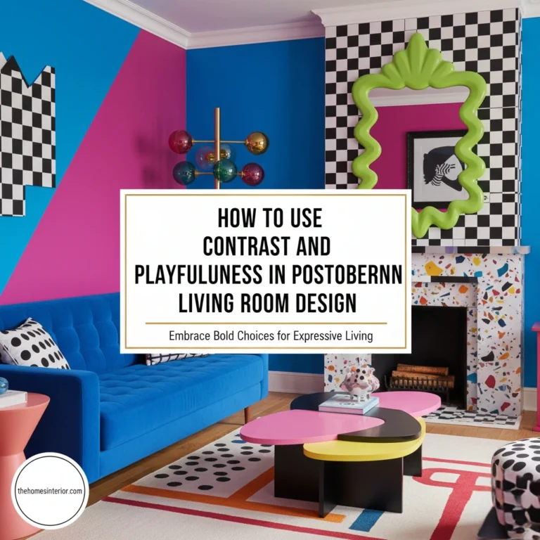 Postmodern Living Room Design