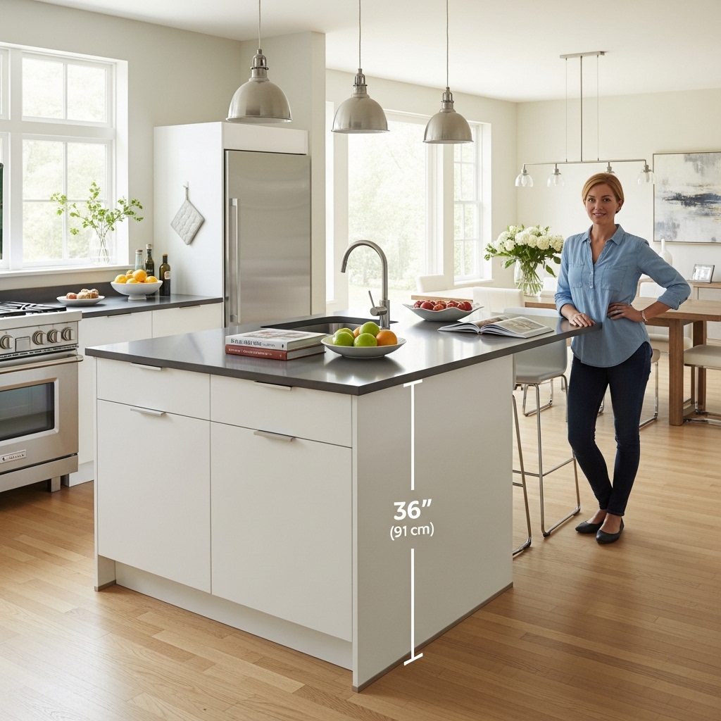 How Tall Are Kitchen Islands in Modern Homes