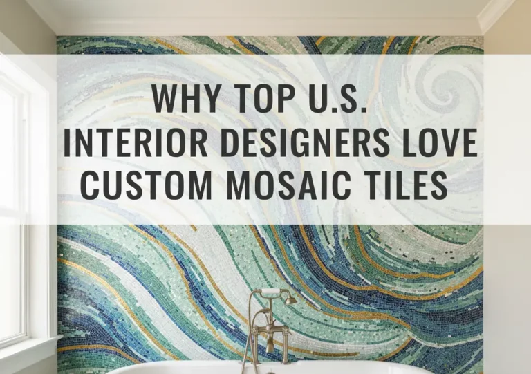 interior designers love custom mosaic tiles