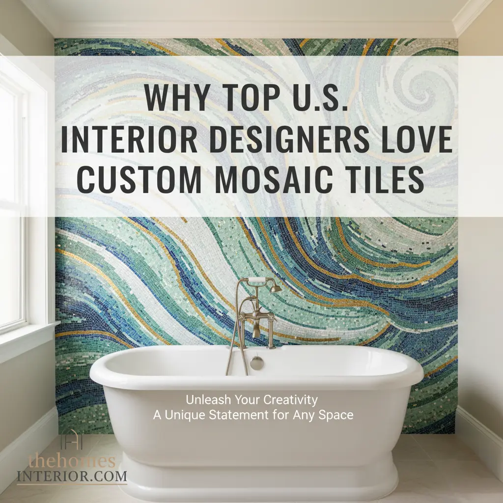 Interior Designers Choose Custom Mosaic Tiles