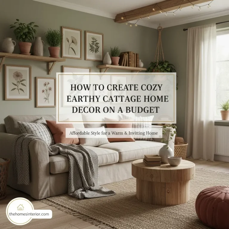earthy cottage home decor