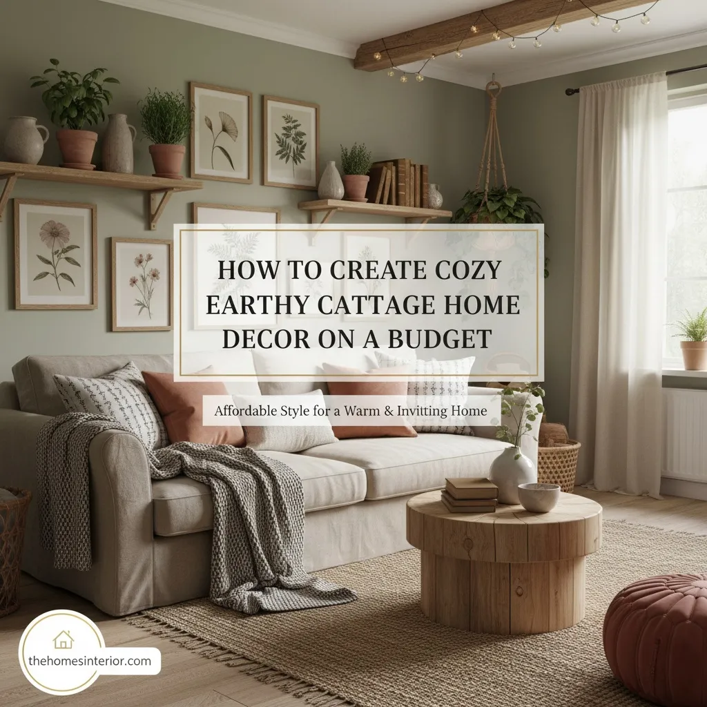 earthy cottage home decor