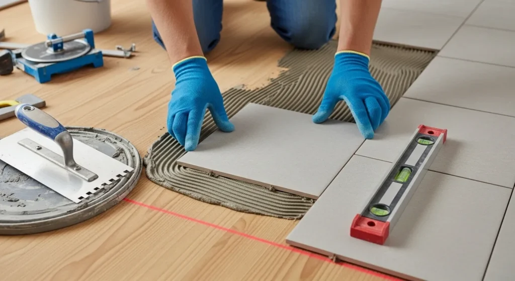 How to Install Tile on a Wood Subfloor