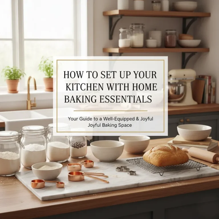 How to Set Up Your Kitchen with Home Baking Essentials