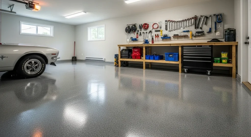 How to Use Epoxy Flooring in Garage Interior Design