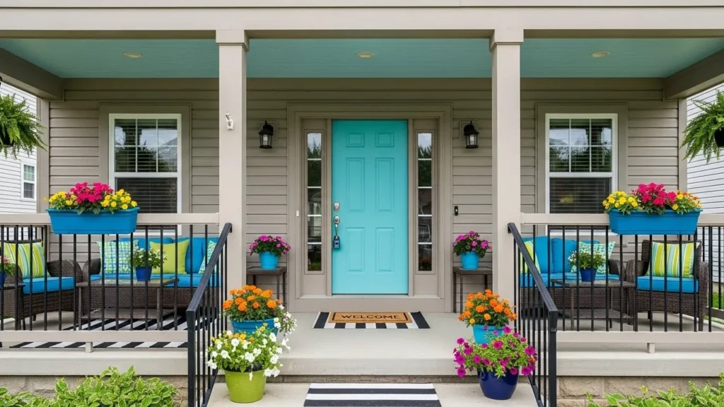 Updating Our 90’s Home With An Open Front Porch No Railing