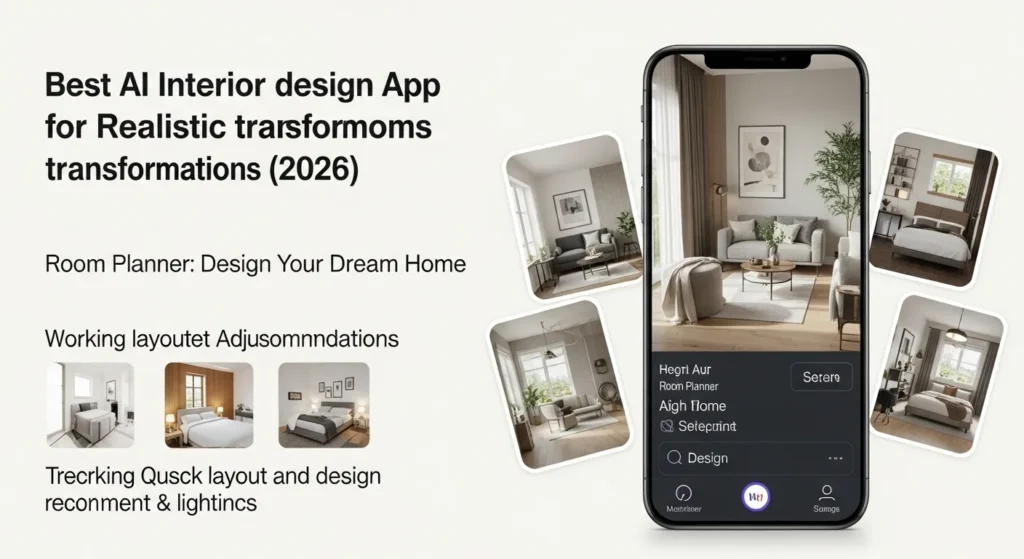 Best AI Interior Design App for Realistic Home Transformations