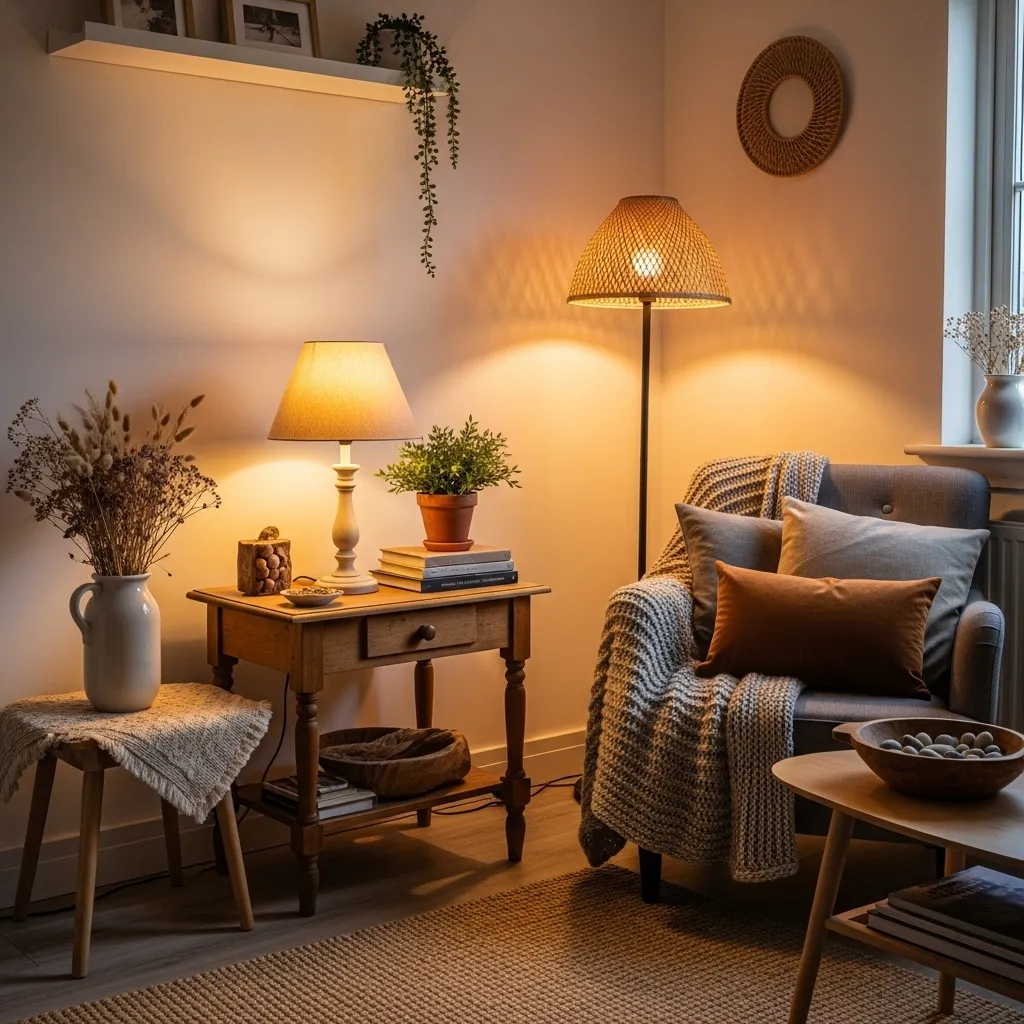 earthy cottage home decor