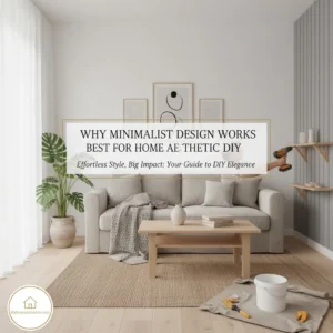 Why Minimalist Design Works Best for Home Aesthetic DIY