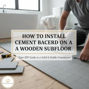 Installing Cement Backer Board on A Wooden Subfloor